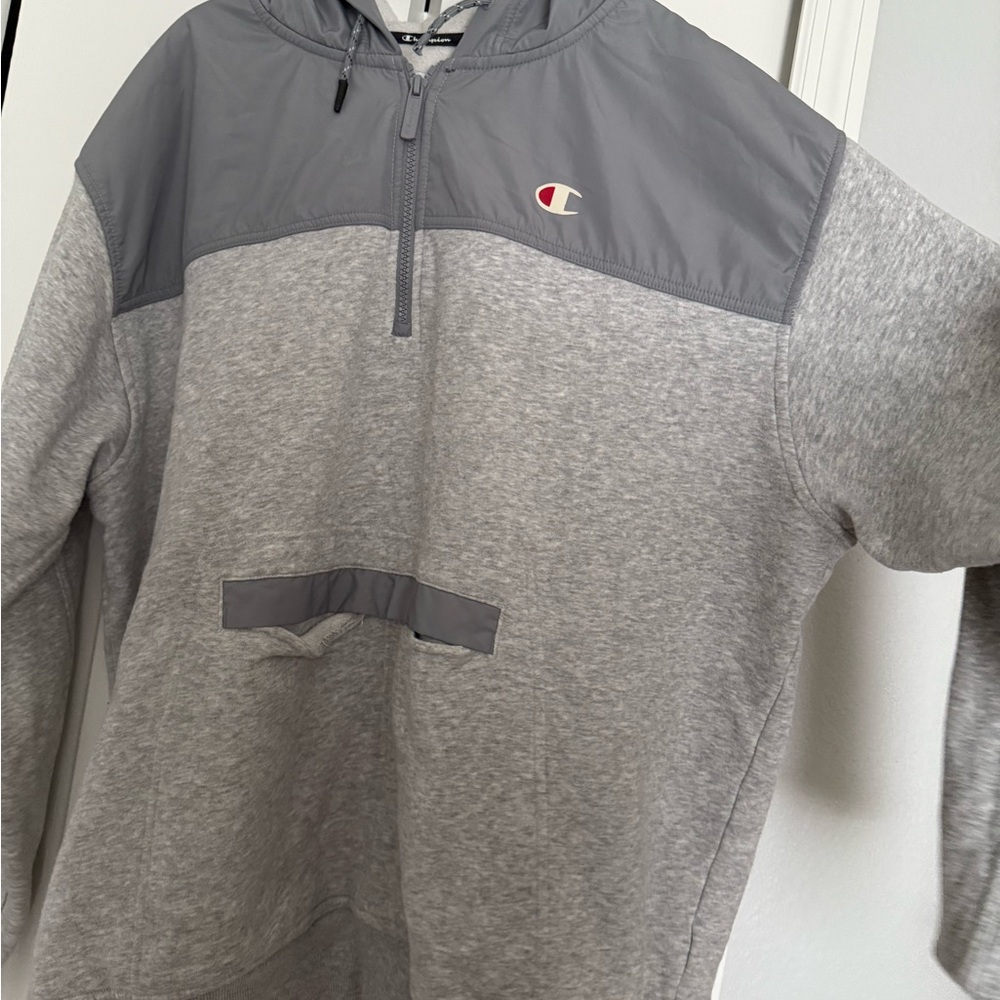 Champion Two-Tone Gray Hoodie